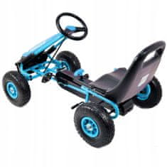 Super-Toys NEJNOVĚJŠÍ OFF ROAD PEDÁL GO KART, NAFUKOVACÍ KOLA