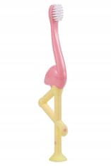 Brown Zubní kartáček Flamingo