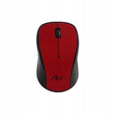 ART Bezdrátová myš optická AM-92E 2400 DPI červená