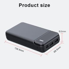 Techsuit Powerbanka Techsuit Dual USB (PB-N1) 10 000 mAh – černá
