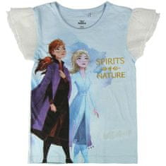 Cerda Dívčí tričko Frozen Ledové království Spirits bavlna tyrkysové Velikost: 110 (5 let)