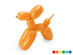 PartyDeco Modelovací balónky duhově barevné+pumpa 130cm 30ks