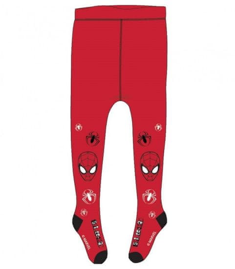 E plus M Chlapecké punčocháče Spiderman Červené 104-134 cm
