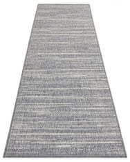 Elle Decor AKCE: 80x150 cm Kusový koberec Gemini 105543 Silver z kolekce Elle – na ven i na doma 80x150