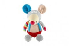 Teddies  Myš/Myška sedící barevná plyš 40cm