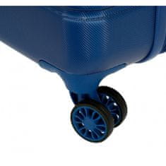 Joummabags Sada luxusních ABS cestovních kufrů GALAXY Marino/Modrá, 68cm/55cm, 5989562