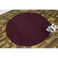 Hanse Home Kusový koberec Nasty 102368 Brombeer Violett kruh 133x133 (průměr) kruh cm