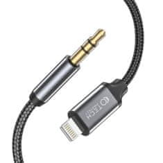 Tech-protect Ultraboost kabel Lightning / 3.5mm jack 1m, černý