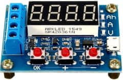HADEX Tester článků a baterií ZB2L3 - měřič kapacity do 9999Ah