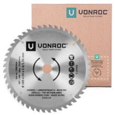 VONROC VONROC Pilový kotouč 185x20mm - 48T - Vhodný na dřevo | Univerzální