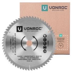 VONROC VONROC Pilový kotouč 185x20mm - 60T - Vhodný pro laminát | Univerzální