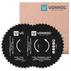 VONROC VONROC Pilové kotouče HSS pro kompaktní kotoučové a ponorné pily - 85x15mm | 2 kusy