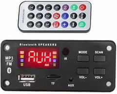 HADEX FM rádio, přehrávač MP3 s bluetooth 5.0, dálkové ovládání, napájení 5V