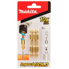 Makita 3 Bity T20 oboustranné IMPACT GOLD B-52489