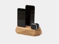 Oakywood Dokovací stanice iPhone, Apple Watch & AirPods, dub