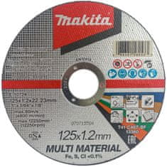 Makita Univerzální štít 125x1,2mm multi-materiál