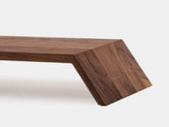 Oakywood Dřevěný stojan - stojan na monitor ze dřeva, ořech