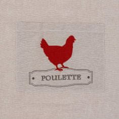 Secret de Gourme Kuchyňská zástěra POULETTE, bavlna, 60 x 80 cm