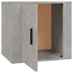 Vidaxl Noční stolek betonově šedý 50x39x47 cm