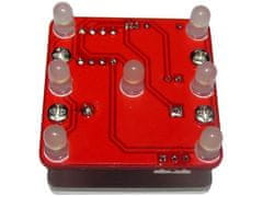 HADEX Hrací kostka elektronická vibrační červená, STAVEBNICE