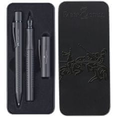 Faber-Castell Souprava Grip Edition plnicí pero M+kuličkové pero XB, černá