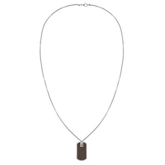 Tommy Hilfiger Stylový ocelový náhrdelník s vojenskou známkou 2790431