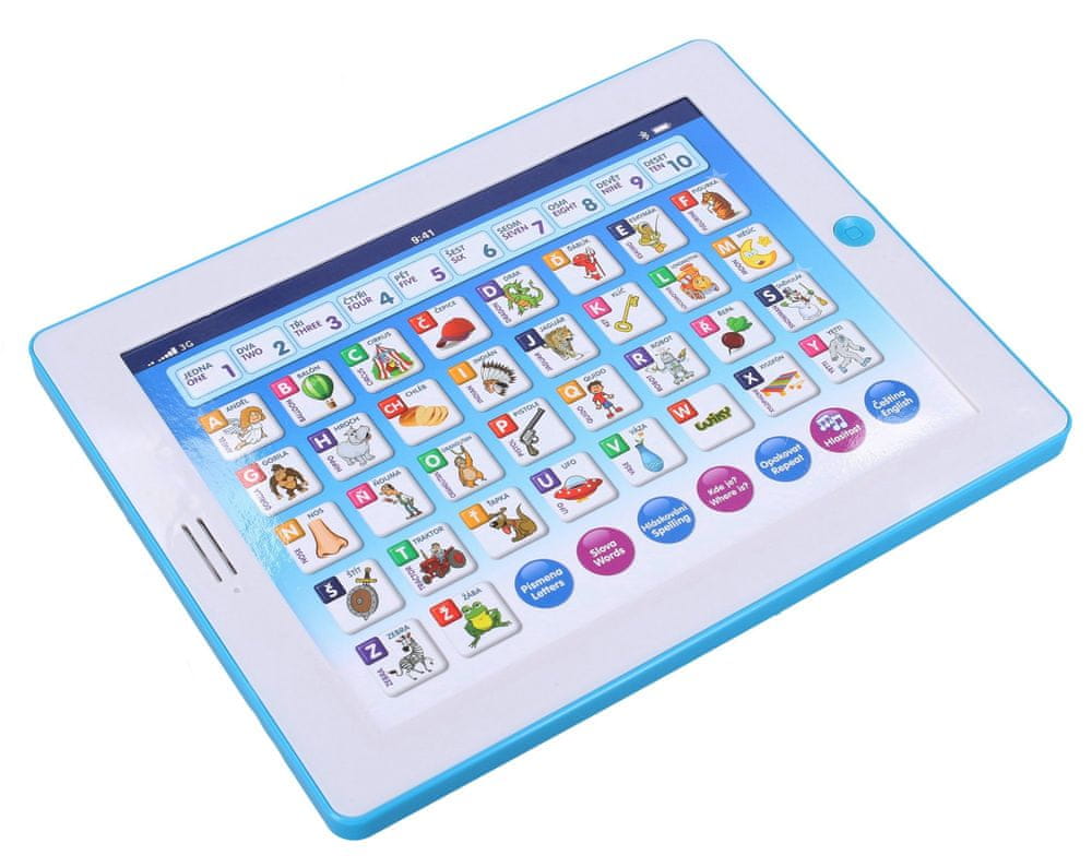 Levně Wiky Tablet Maxi modrý 24x18 cm - Český obal