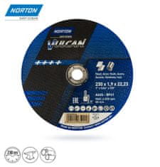 Norton Kovový kotouč 230x1,9 METAL INOX VULCAN NORTON