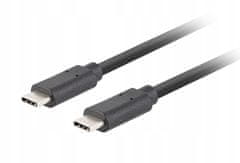 Lanberg Kabel CA-CMCM-32CU-0005-BK USB C - USB C 0.5m černý