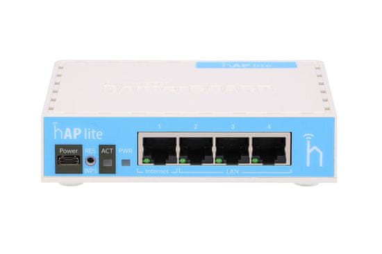 shumee MikroTik hAP lite | WiFi router | RB941-2nD, 2,4 GHz, 4x RJ45 100 Mb/s