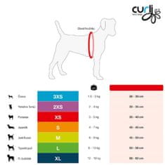 curli Postroj pro psy Merino vlna Red XL, 12-18 kg