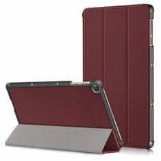 Techsuit Pouzdro pro tablet Lenovo Tab M10 (TB-X605F/X505F), Techsuit FoldPro burgundy