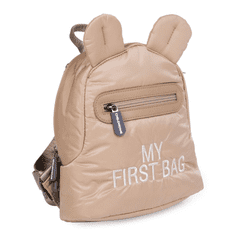Childhome Dětský batoh My First Bag Puffered Beige