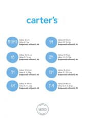 Carter's Svetr s kapucí a oušky Charcoal chlapec LBB 12m, vel. 80