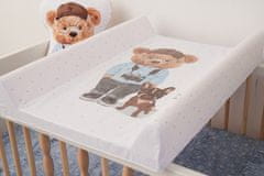 Ceba Baby CEBA Podložka přebalovací 2-hranná s pevnou deskou (50x70) Comfort Fluffy Puffy Bart
