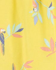 Carter's Set 2dílný triko na ramínka, kraťasy Yellow Birds holka 12m