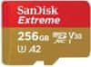 SanDisk Micro (SDXC) SanDisk Extreme 256GB 190MB/s UHS-I U3 + SD adaptér (SDSQXAV-256G-GN6MA)