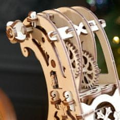 UGEARS 3d dřevěné mechanické puzzle hurdy-gurdy