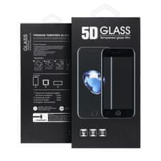 MobilMajak Tvrzené sklo / ochranné sklo Apple iPhone Xs Max / 11 Pro Max - 5D full glue - černý rámeček - čiré - 0,3mm