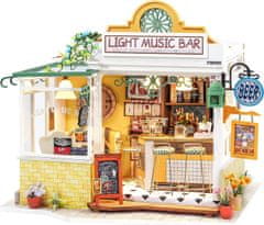 Robotime  Rolife DYI House: Light Music bar s LED osvětlením