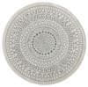 Kusový koberec Twin-Wendeteppiche 103103 creme grün kruh – na ven i na doma 100x100 (průměr) kruh