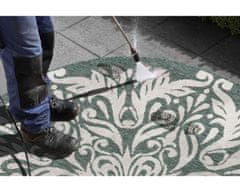 NORTHRUGS Kusový koberec Twin Supreme 103419 Madrid green creme kruh – na ven i na doma 140x140 (průměr) kruh