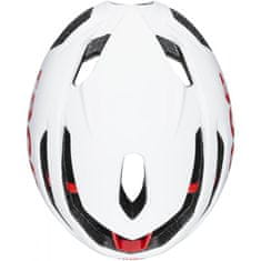 Uvex Přilba Race 9 - bílo-červená mat - Velikost 57-60 cm