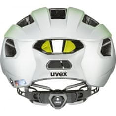 Uvex Přilba Rise CC Tocsen - neon žluto-stříbrná mat - Velikost 52-56 cm