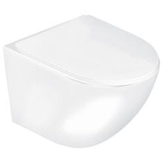 BPS-koupelny Závěsné WC NV-Delos WH se SoftClose sedátkem