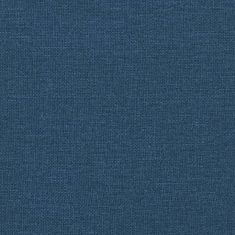 Vidaxl Lavice s polštáři modrá 113 x 64,5 x 75,5 cm textil