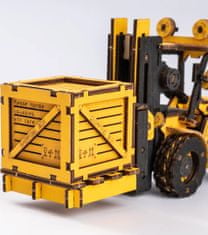 Robotime Rokr 3D dřevěné puzzle Vysokozdvižný vozík 139 dílků