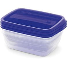Kis Set Food Box Vedo 3x1 lt Modrý