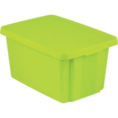 Curver Úložný box ESSENTIALS 45l s víkem zelený