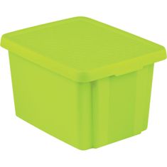 Curver Úložný box ESSENTIALS 26l s víkem zelený